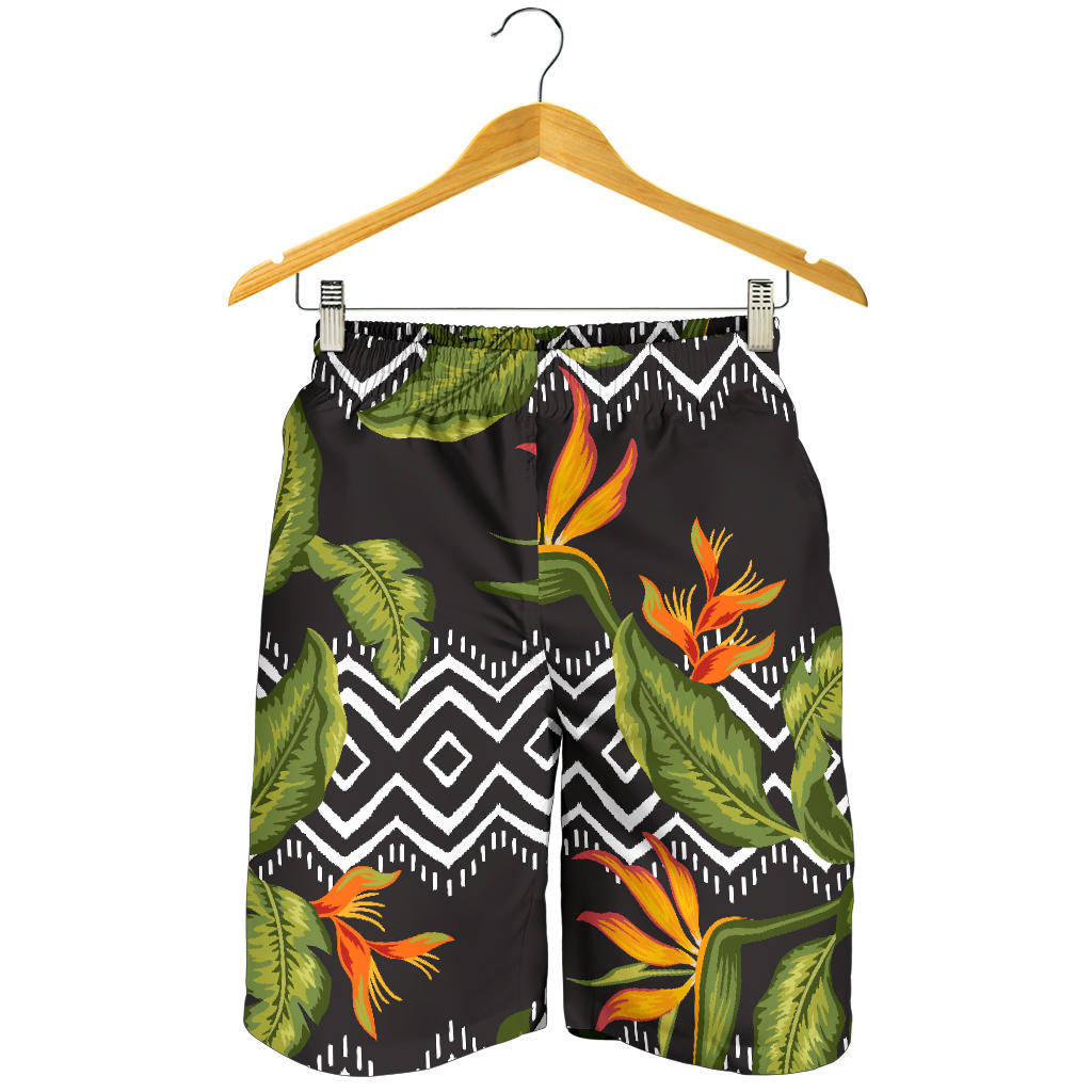 Bird Of Paradise Pattern Print Design BOP07 Mens Shorts