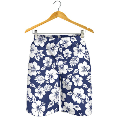 Hibiscus Pattern Print Design HB012 Mens Shorts