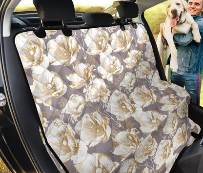 Anemone Pattern Print Design AM05 Rear Dog  Seat Cover
