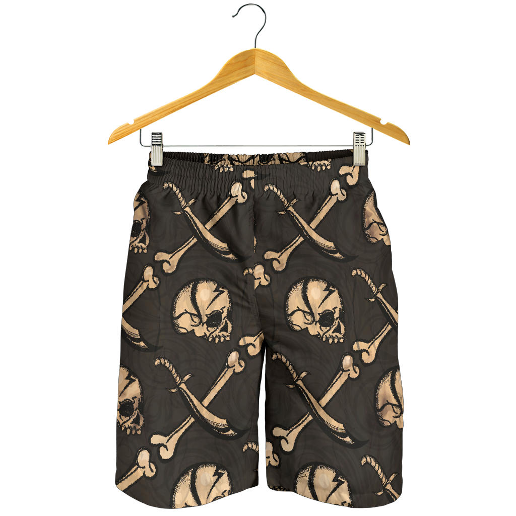 Pirate Pattern Print Design A03 Mens Shorts