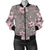 Cherry Blossom Pattern Print Design CB05 Women Bomber Jacket