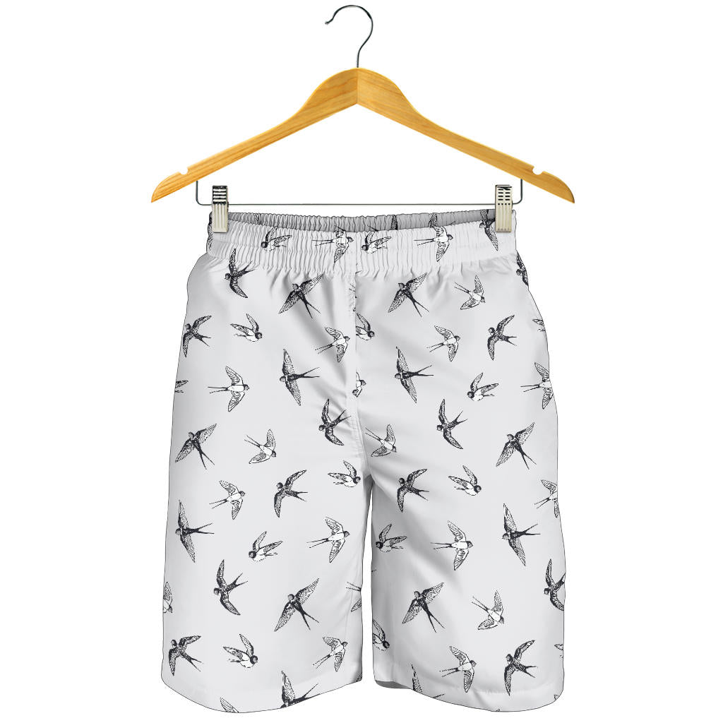 Swallow Bird Pattern Print Design 04 Mens Shorts