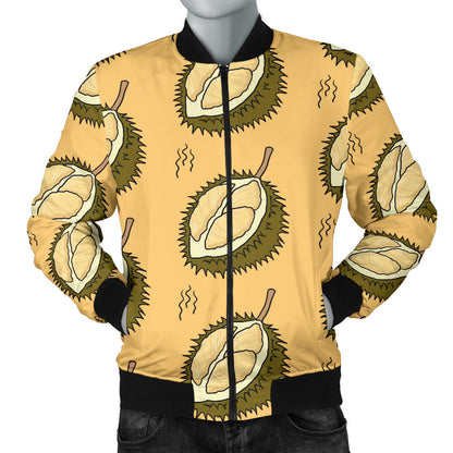 Durian Pattern Print Design DR02 Men Bomber Jacket