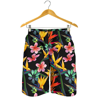 Tropical Flower Pattern Print Design TF015 Mens Shorts