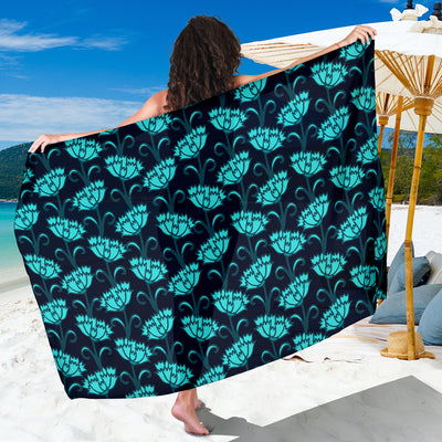 Carnations Pattern Print Design CN06 Sarong Pareo Wrap