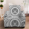 Polynesian Tribal Symbol Armchair Slipcover