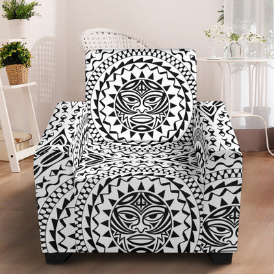 Polynesian Tribal Symbol Armchair Slipcover