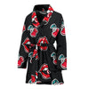 Cherry Pattern Print Design CH04 Women Bathrobe