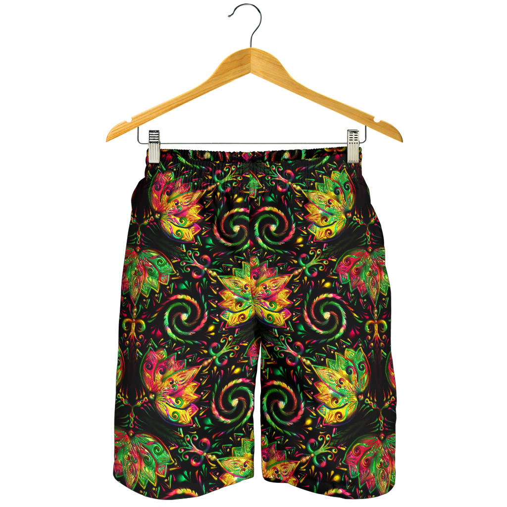 lotus Boho Pattern Print Design LO09 Mens Shorts