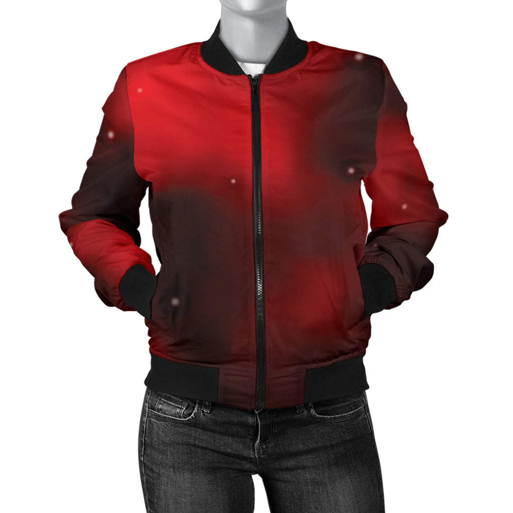 Nebula Pattern Print Design A03 Women's Bomber Jacket