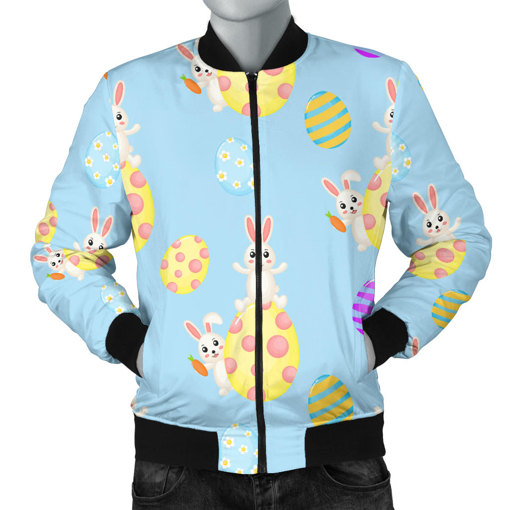 Easter Eggs Pattern Print Design RB015 Men Bomber Jacket