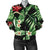 Bird Of Paradise Pattern Print Design BOP05 Women Bomber Jacket