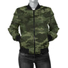 Army Camouflage Pattern Print Design 02 Women's Bomber Jacket