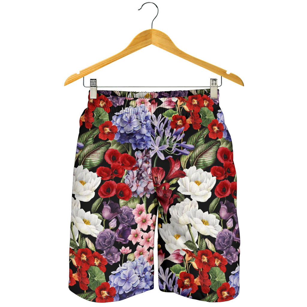 Summer Floral Pattern Print Design SF04 Mens Shorts