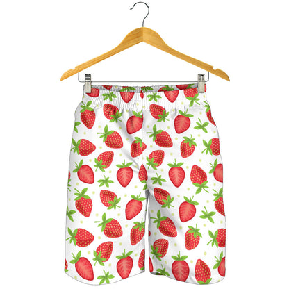 Strawberry Pattern Print Design SB07 Mens Shorts
