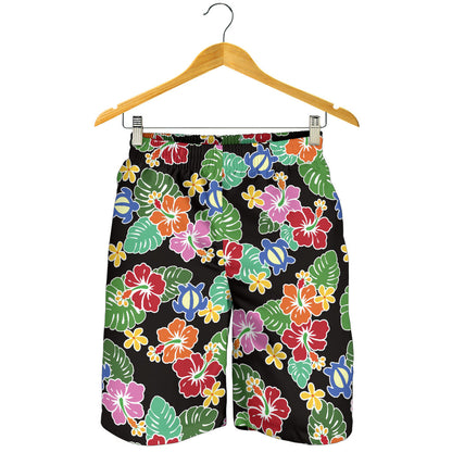 Hawaiian Themed Pattern Print Design H010 Mens Shorts