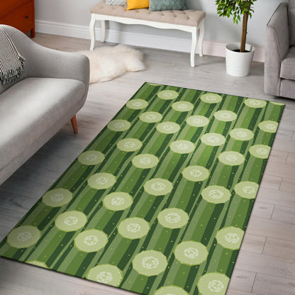 Cucumber Pattern Print Design CC03 Area Rugs