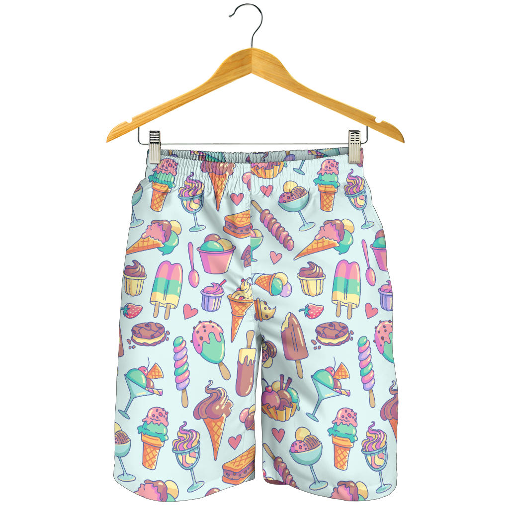 Ice Cream Pattern Print Design IC02 Mens Shorts