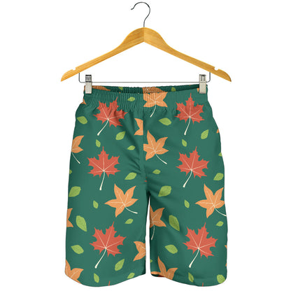 Maple Leaf Pattern Print Design 04 Mens Shorts