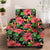 Red Hibiscus Pattern Print Design HB07 Armchair Slipcover