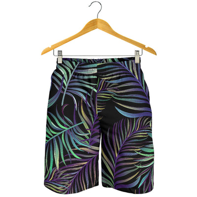 Tropical Palm Leaves Pattern Brightness Mens Shorts