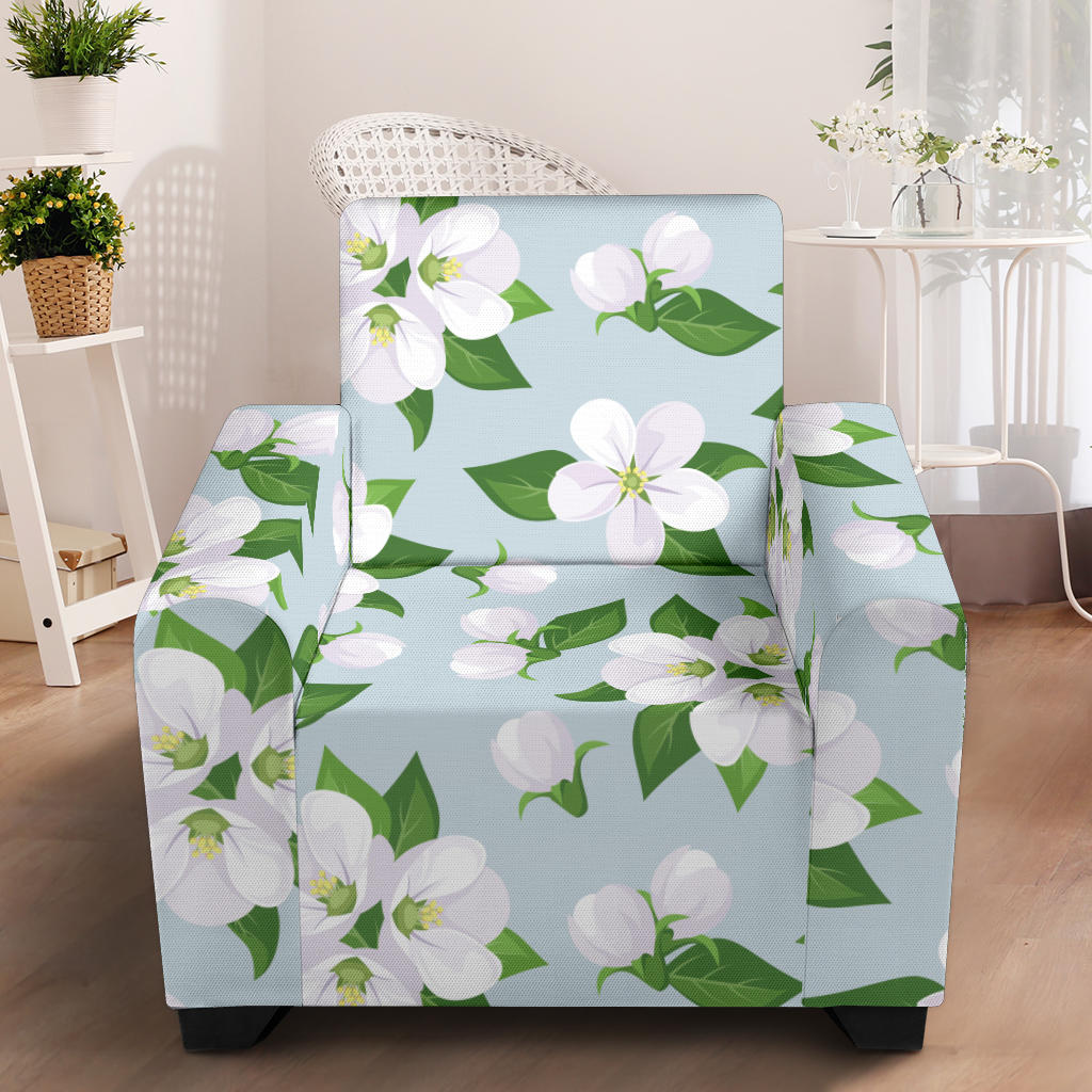 Apple blossom Pattern Print Design AB04 Armchair Slipcover