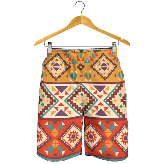 Navajo Pattern Print Design A01 Mens Shorts