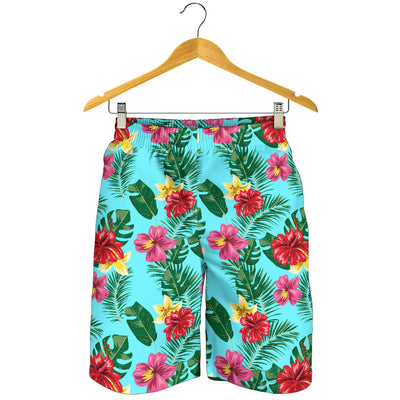 Hibiscus Hawaiian Flower Mens Shorts