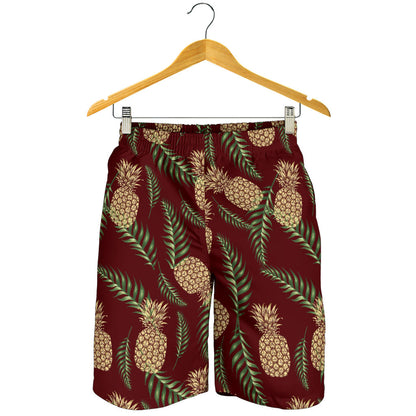 Pineapple Pattern Print Design PP013 Mens Shorts