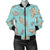 Angel Wings Pattern Print Design 03 Women's Bomber Jacket