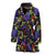 Grape Pattern Print Design GP05 Women Bathrobe