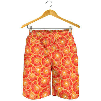 Grapefruit Pattern Print Design GF06 Mens Shorts