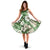 Apple blossom Pattern Print Design AB02 Midi Dress