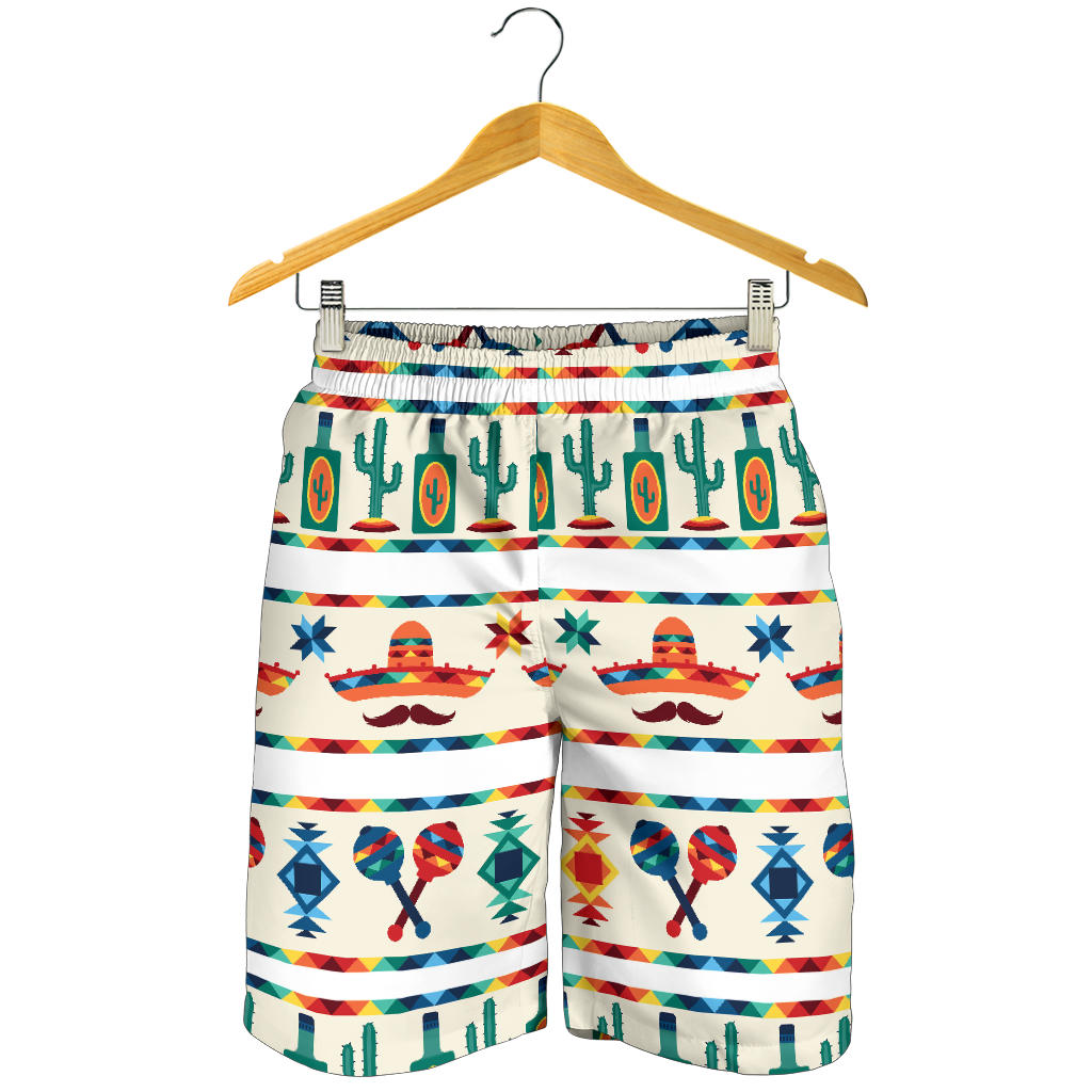 Maracas Mexican Pattern Print Design 01 Mens Shorts