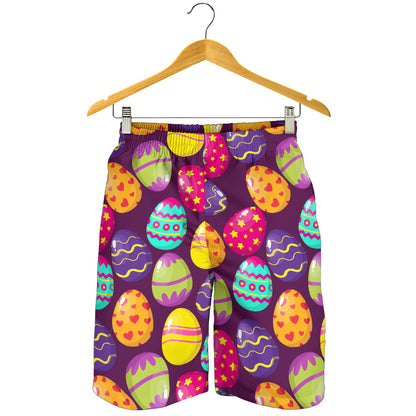 Easter Eggs Pattern Print Design RB04 Mens Shorts