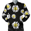 Daisy Pattern Print Design DS01 Men Bomber Jacket