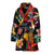 Tropical Flower Pattern Print Design TF015 Women Bathrobe