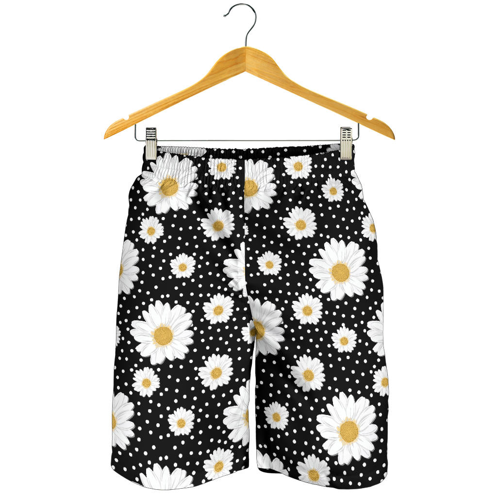 Daisy Pattern Print Design DS02 Mens Shorts