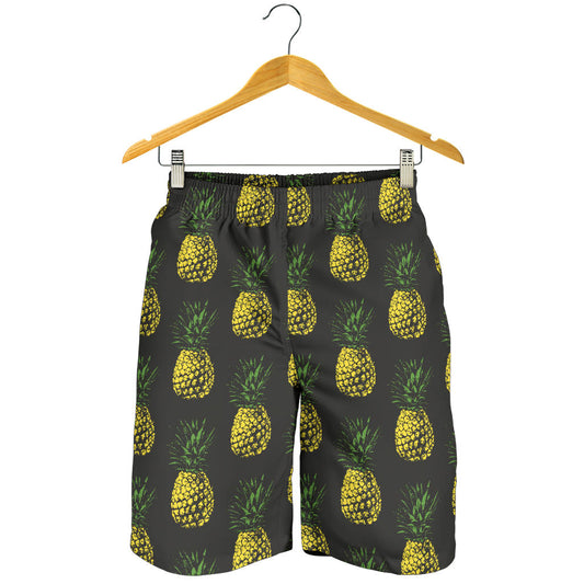 Gold Pineapple Mens Shorts