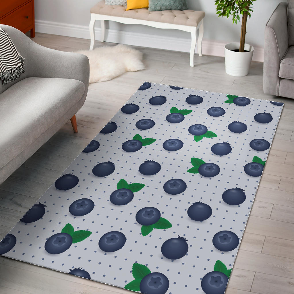Blueberry Pattern Print Design BB02 Area Rugs – JorJune