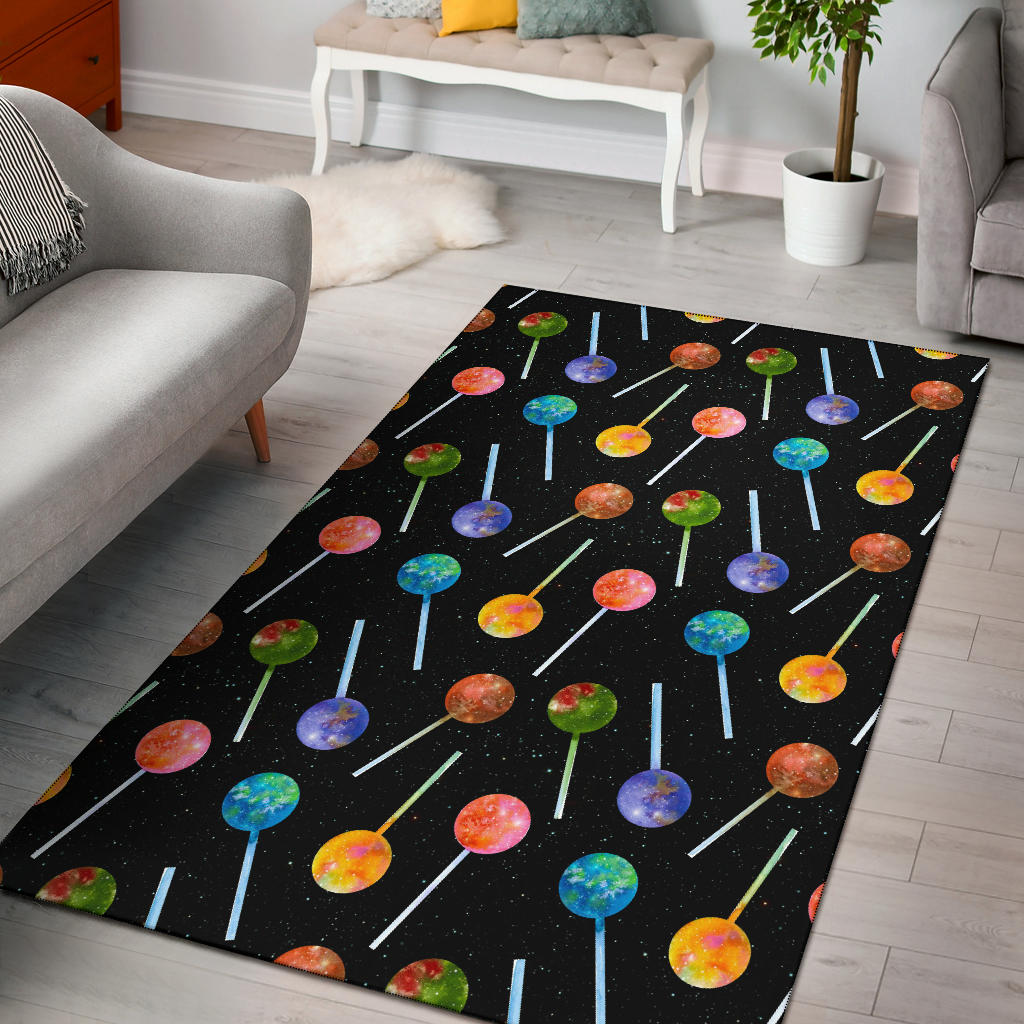 Lollipop Pattern Print Design LL04 Area Rugs