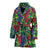 Grape Pattern Print Design GP02 Women Bathrobe