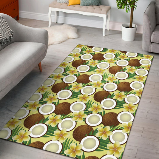 Coconut Pattern Print Design CN02 Area Rugs