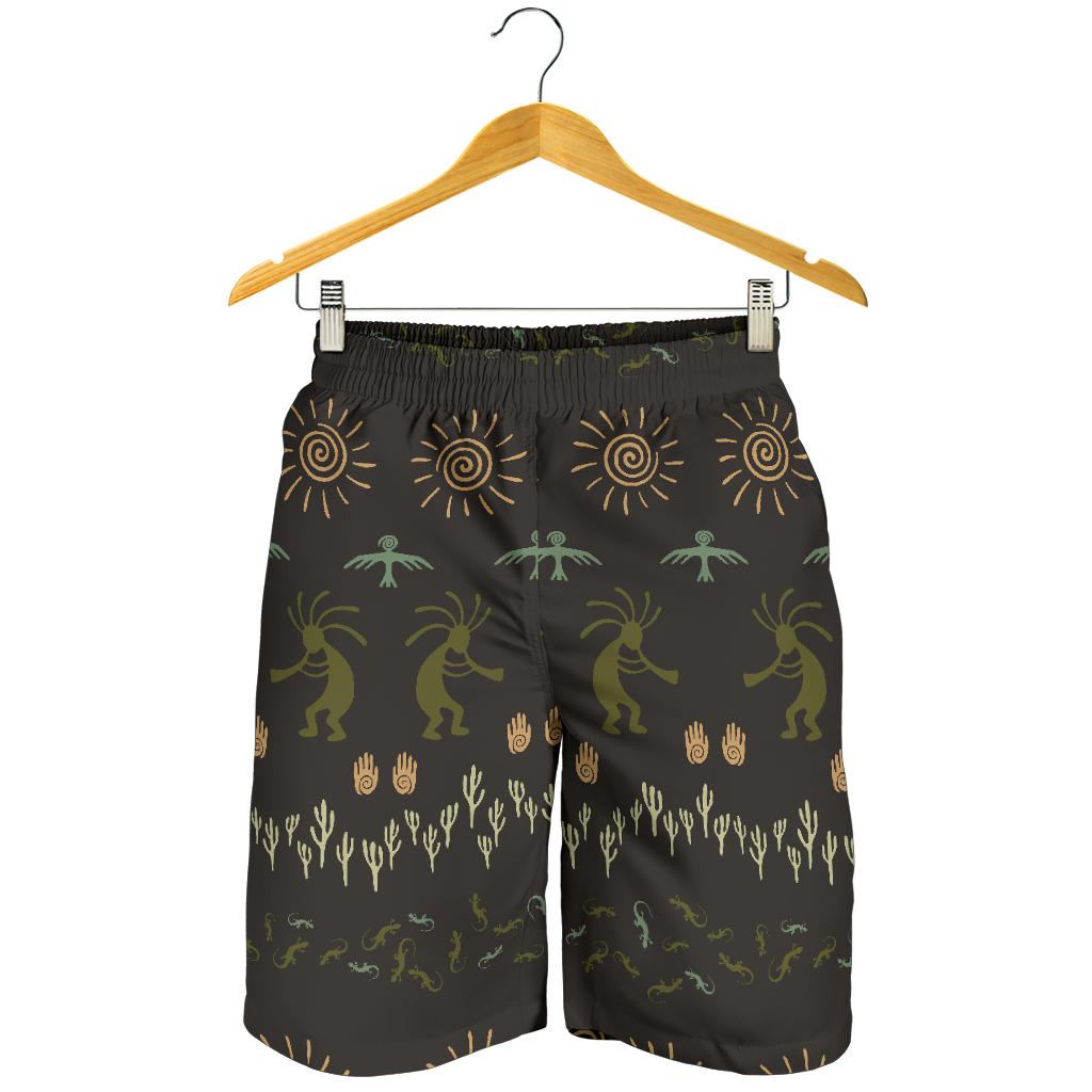 Mayan Pattern Print Design 04 Mens Shorts
