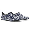 Blue White Tribal Aztec Aqua Water Shoes