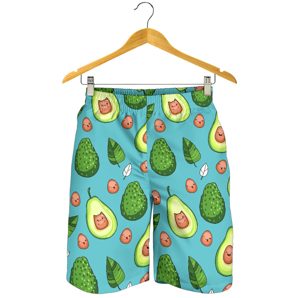 Avocado Pattern Print Design AC05 Mens Shorts