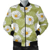 Daisy Pattern Print Design DS06 Men Bomber Jacket