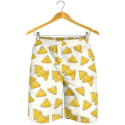Nachos Pattern Print Design A01 Mens Shorts