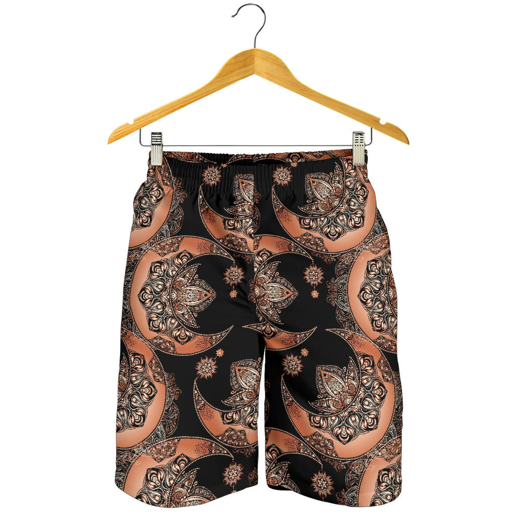 Sun Moon Mandala Mens Shorts