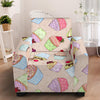 Cupcake Pattern Print Design CP06 Armchair Slipcover